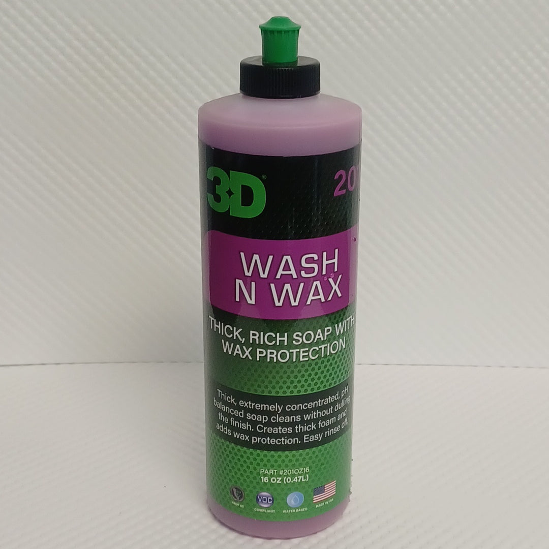 3D WASH N WAX