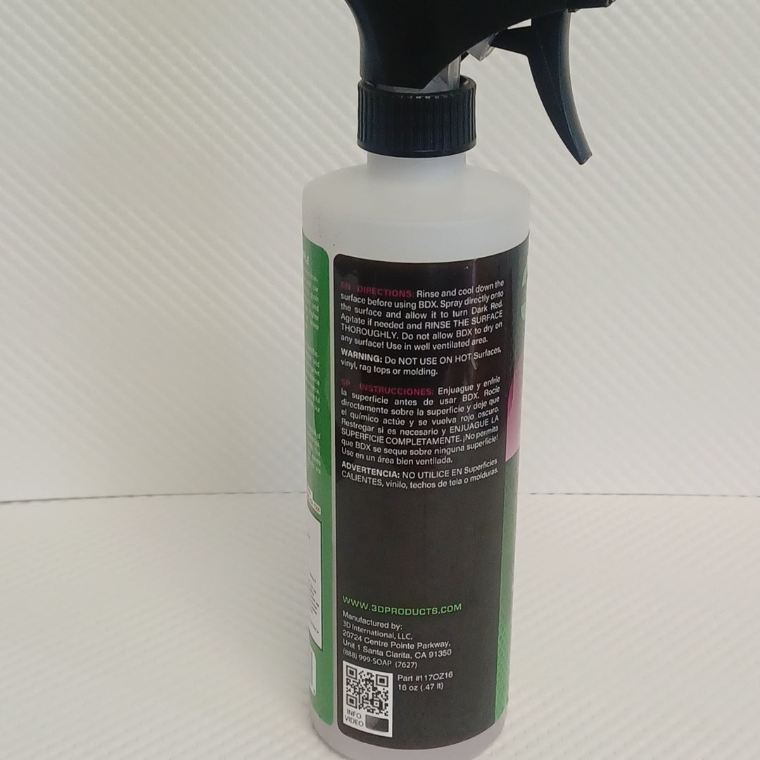3D BDX ACID - FREE WHEEL CLEANER AND IRON REMOVER 16 OZ (0.47L)