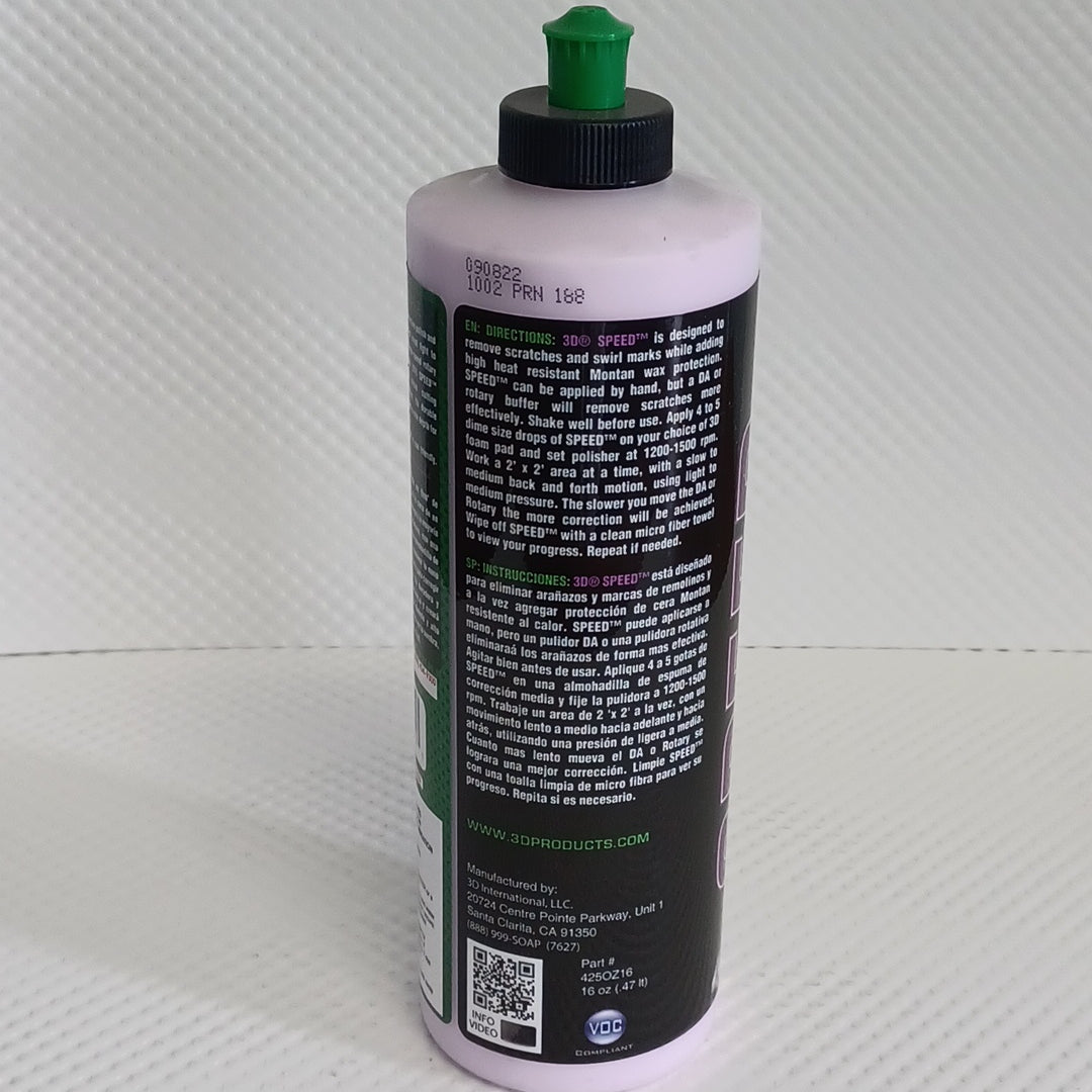 3D SPEED TRUE ONE STEP CORRECTION GLAZE 16oz (.47lt)