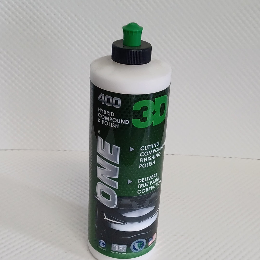 3D ONE HYBRID COMPOUND & POLISH 16oz (.48lt)