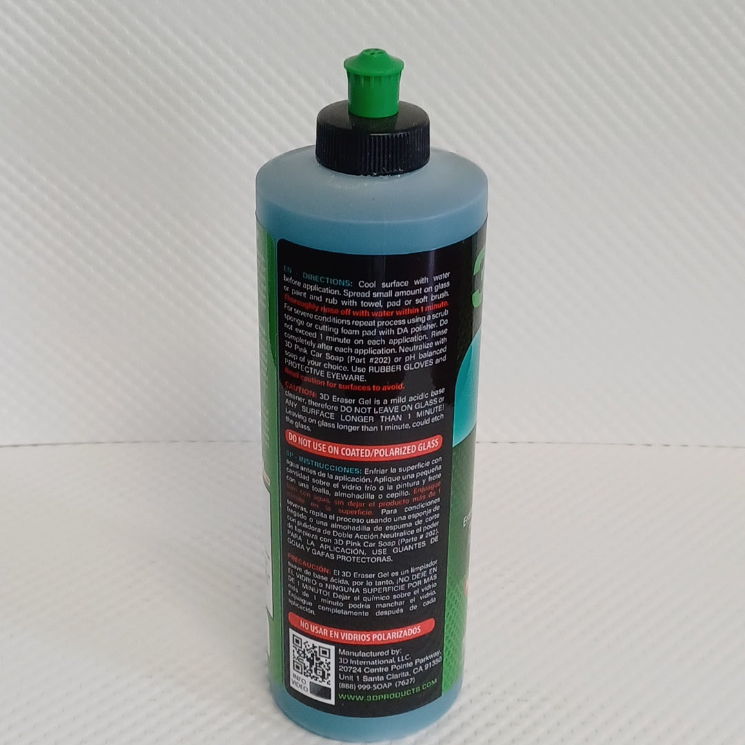 3D ERASER GEL WATER SPOT REMOVER 16 oz (0.47L)