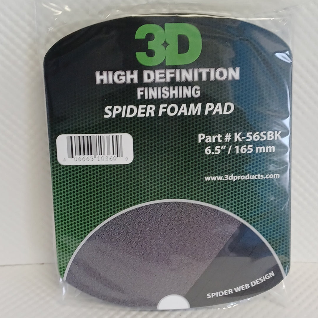 3D 6.5 inch HIGH DEFINITION FINISHING SPIDER FOAM PAD
