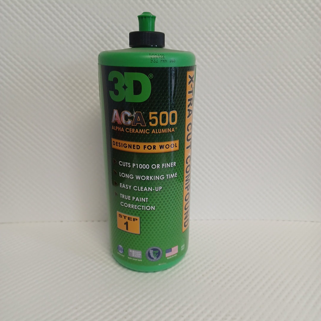 3D ACA 500 X-TRA CUT COMPOUND 32OZ .94 LT. Buyer pays for shipping. Local pickup is available.