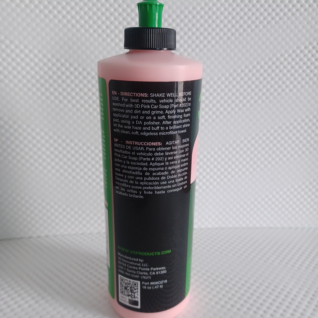 3d Cherry Wax 16 oz (0.47L) Wet - Look Super Shine