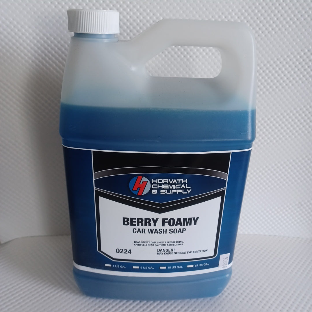 BERRY FOAMY Car wash Soap. 1 Gallon