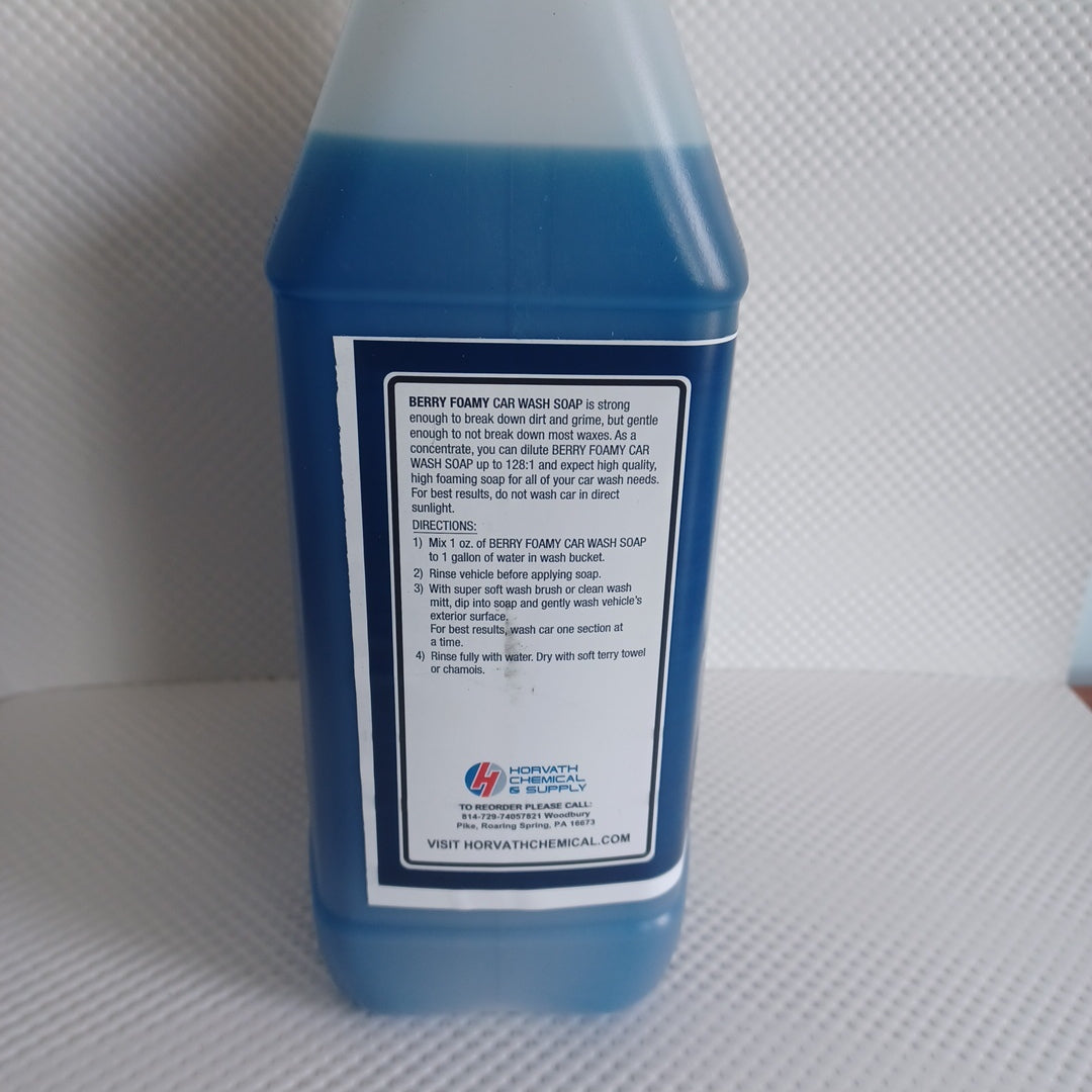 BERRY FOAMY Car wash Soap. 1 Gallon