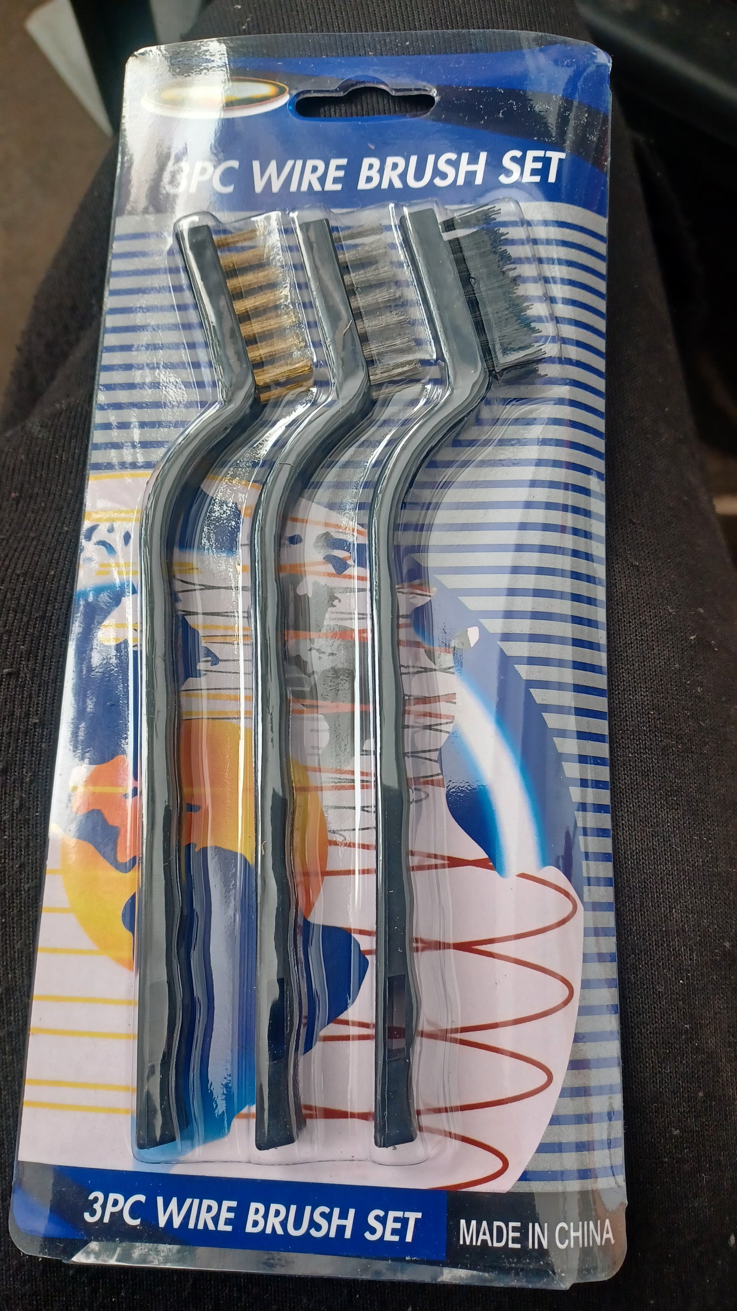 3pk Wire Brush Set