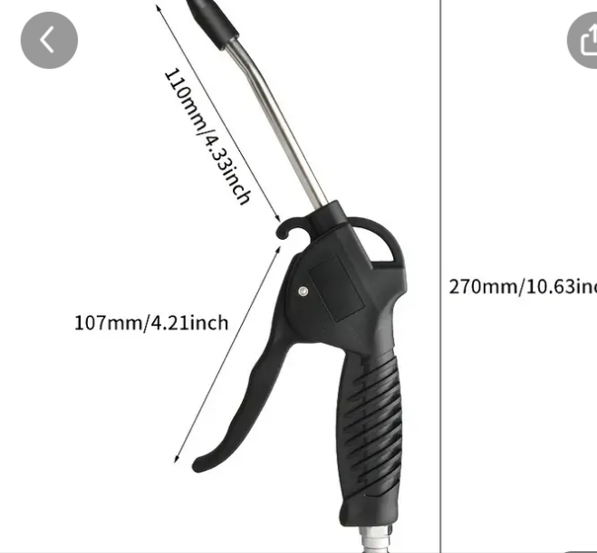 Air Blow Gun With Guard Nozzel