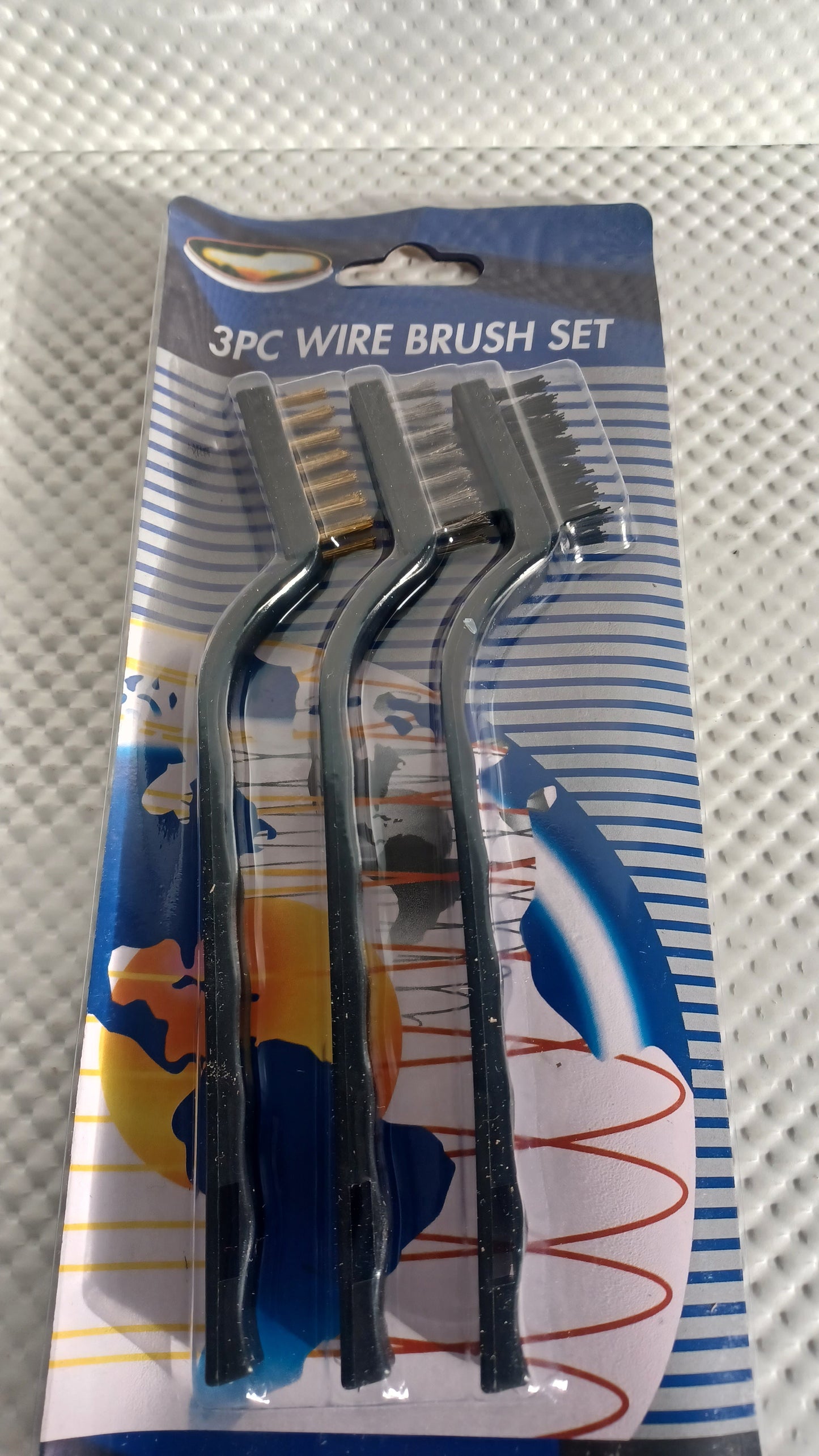 3pk Wire Brush Set